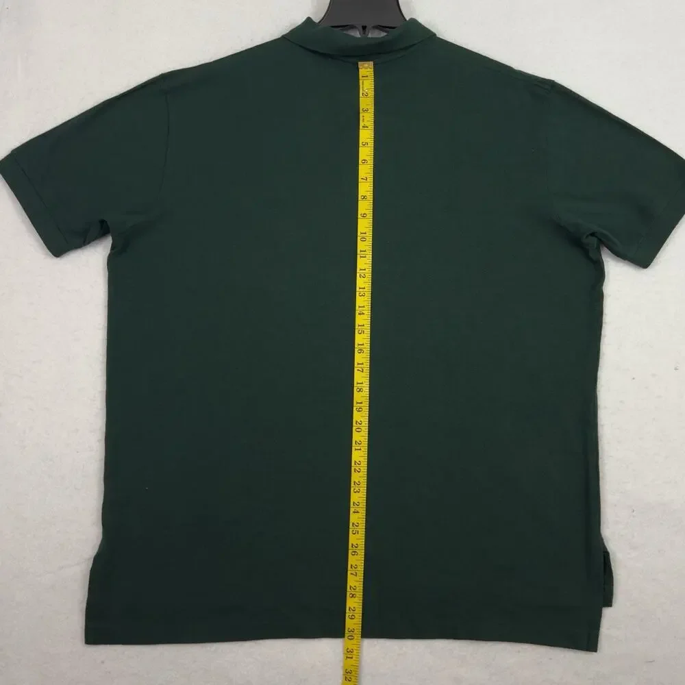 Polo Ralph Lauren Polo Shirt Mens XL Green Cotton Pony Logo Classic NWT